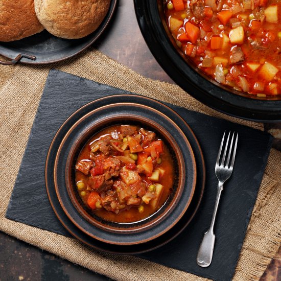 Easy Slow Cooker Beef Stew