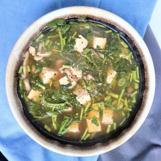 Brothy Watercress Soup