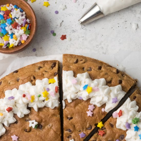 Gluten Free Choc Chip Cookie Cake