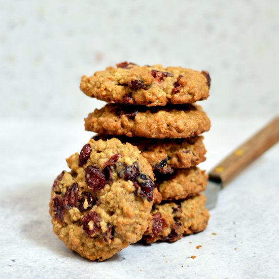 Soft Oatmeal Cranberry Cookies