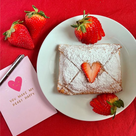 Strawberry Love Letter Pastries