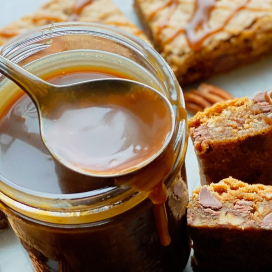 Bourbon Salted Caramel Sauce