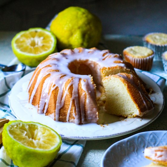 Gluten Free Lemon Sponge Bundt Cake