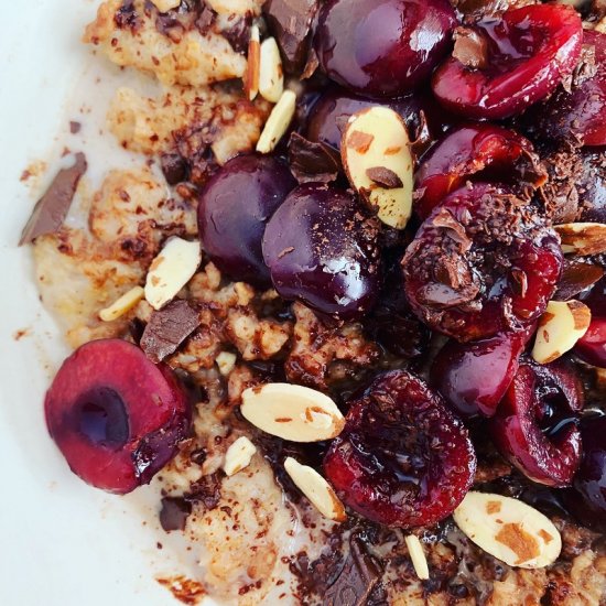 Cherry Chocolate Oatmeal