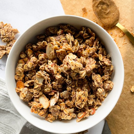 Almond Butter Granola Recipe