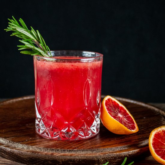 Whiskey Blood Orange Smash