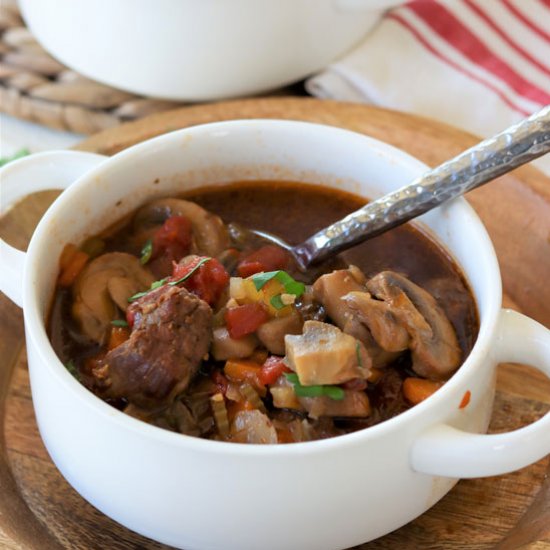 Instant Pot Vegetable Beef Soup