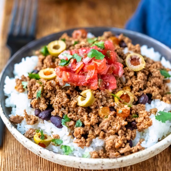 Instant Pot Beef Picadillo