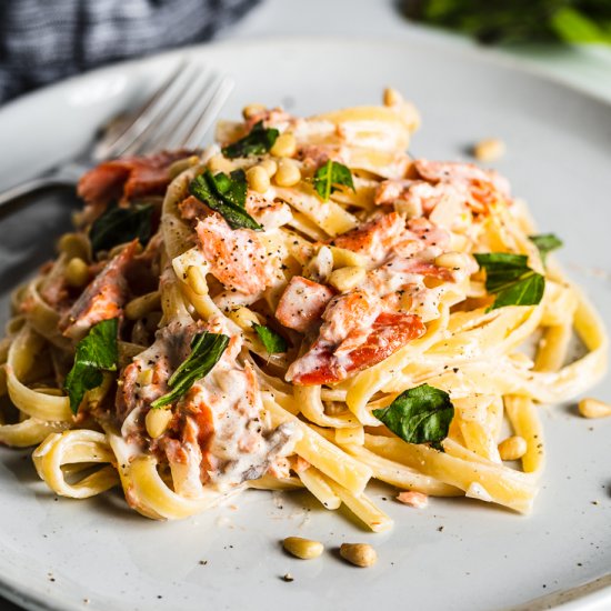 Smoked Salmon Pasta