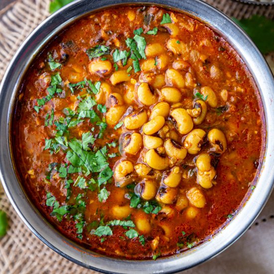 Lobia Masala -Black Eyed Peas Curry