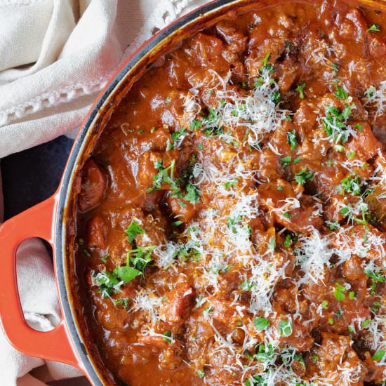 Smoky Chorizo Bolognese