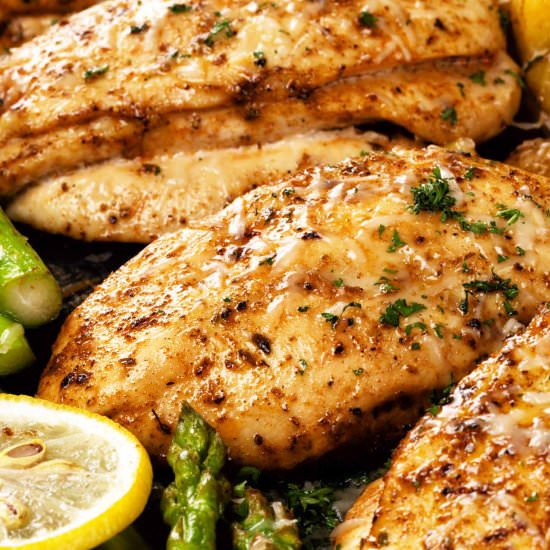 Healthy Oven Baked Chicken Breasts