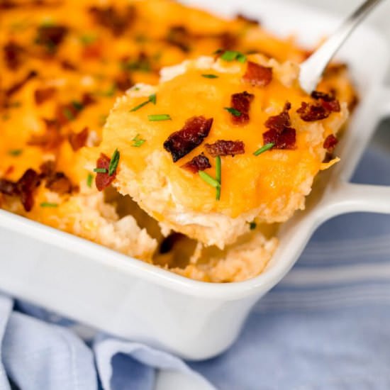 Loaded Mashed Potato Casserole