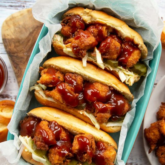 Popcorn Chicken Sandwich