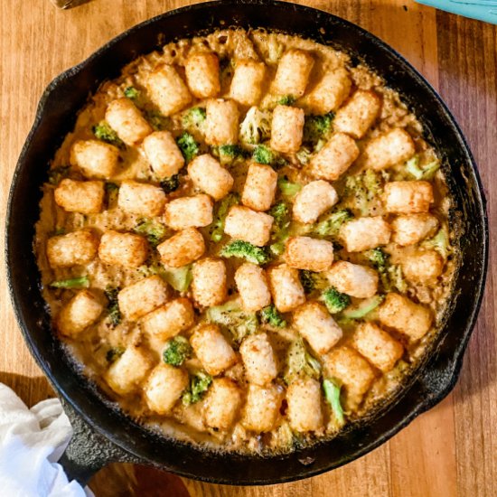 Beef Broccoli Tot Casserole