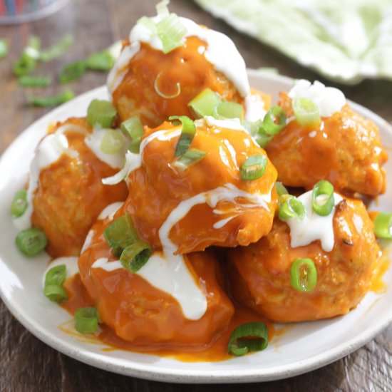 Buffalo Chicken Meatballs