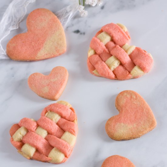 Valentine’s Day Heart Sugar Cookies