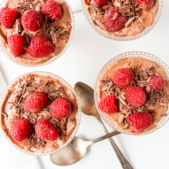 Raspberry Chocolate Mousse