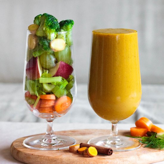 Intense Cinnamon Vegetable Smoothie