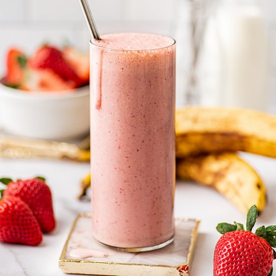 Strawberry Banana Milkshake