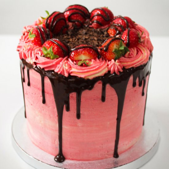 Chocolate Strawberry Cake