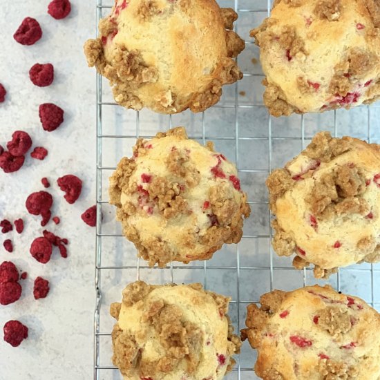 Raspberry Streusel Muffins