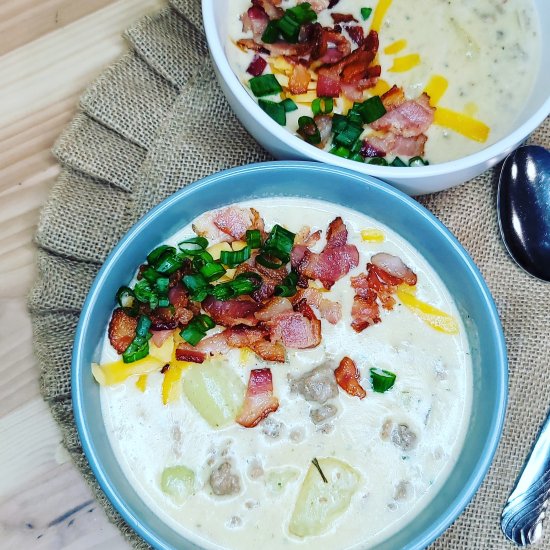 Cheeseburger Chowder