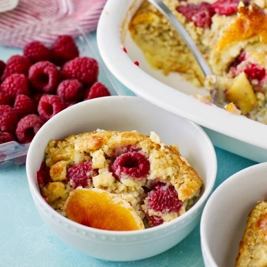 Yellow Cake Baked Oatmeal