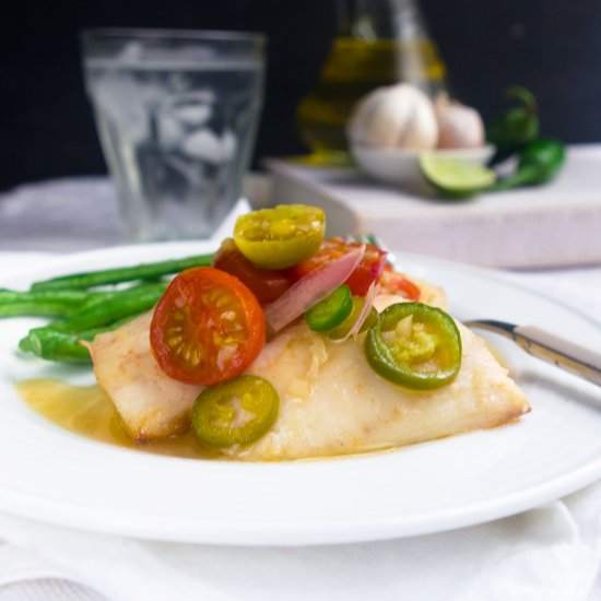 Fish with Cherry Tomatoes