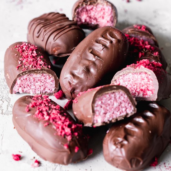 Raspberry Bounty Bars