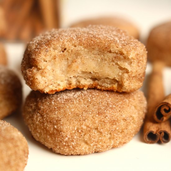 Healthy Vegan Snickerdoodles