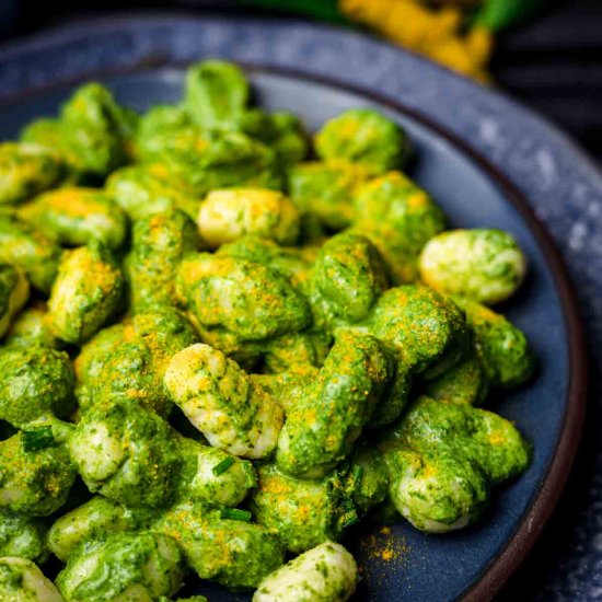 Keto Gnocchi with Fresh Spinach