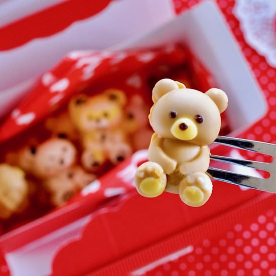 Teddy Bear Mini Cakes