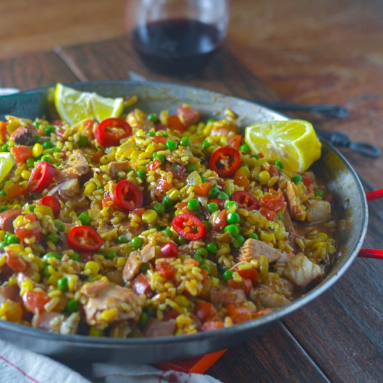 Best Salmon Paella