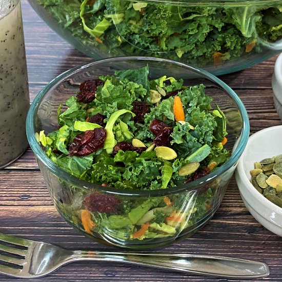 Kale and Brussel Sprout Salad