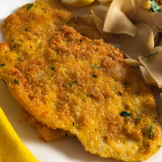 Air Fryer Chicken Schnitzel