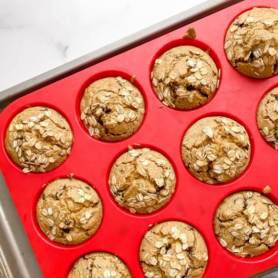 Gluten-Free Banana Blender Muffins