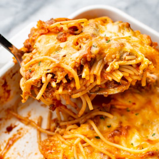 easy baked spaghetti