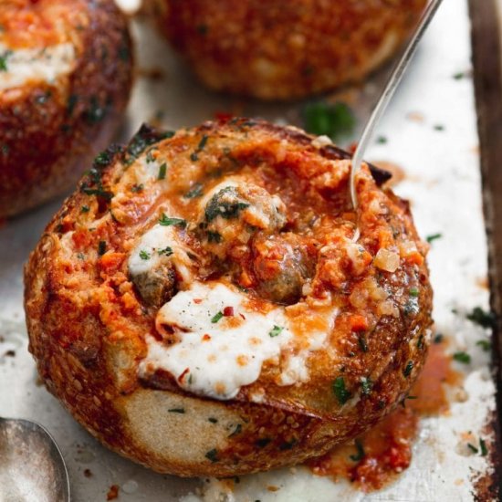 Parmesan Meatball Soup