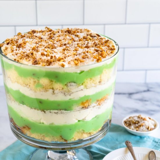 Pistachio Pudding Trifle Dessert