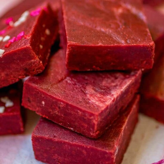 Red Velvet Fudge