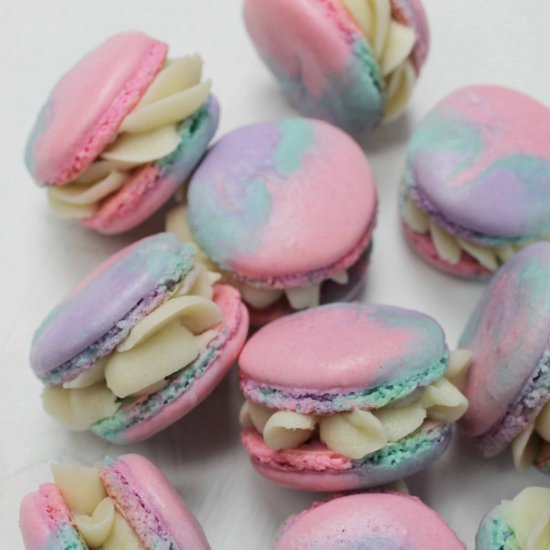 Tie Dye French Macarons