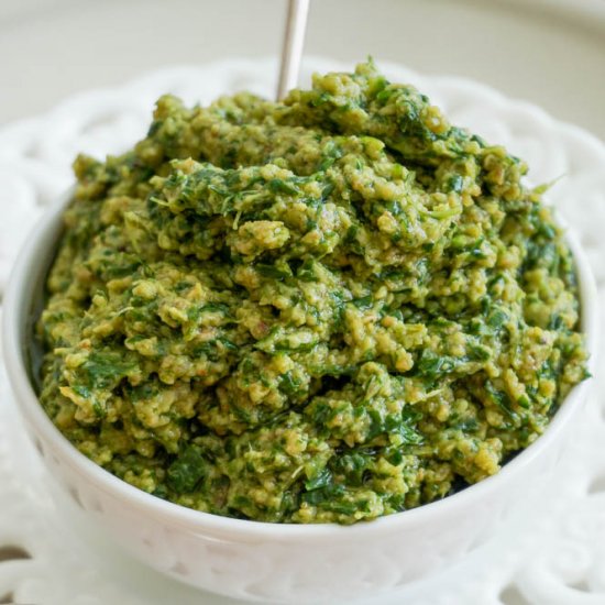 WILD GARLIC PESTO (BÄRLAUCHPESTO)