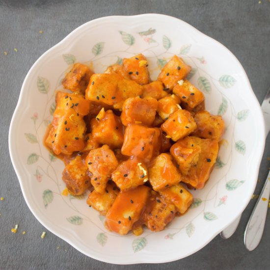 Crispy Orange & Ginger Tofu