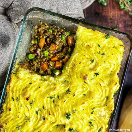 Lentil Shepherd’s Pie (Oil-Free)