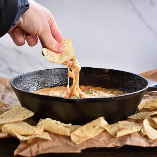 Extra Spicy Skillet Queso Blanco