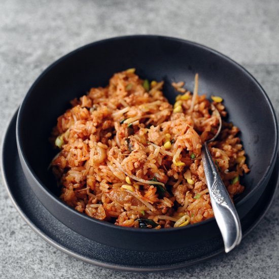 Korean Soy Bean Sprout Rice