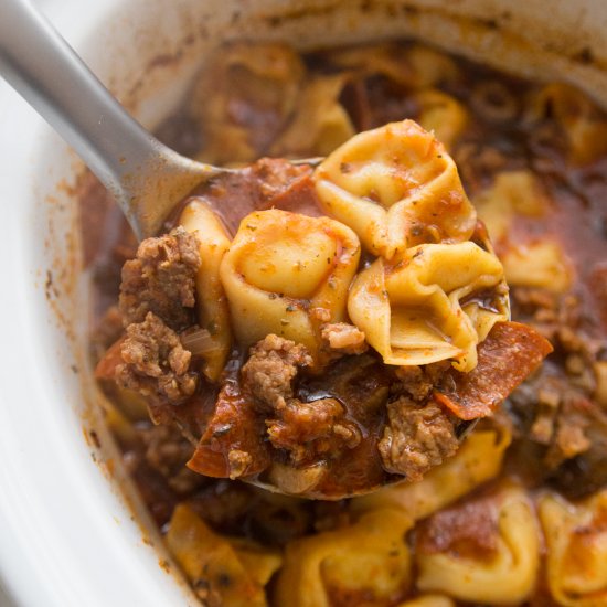 Crockpot Pizza Soup