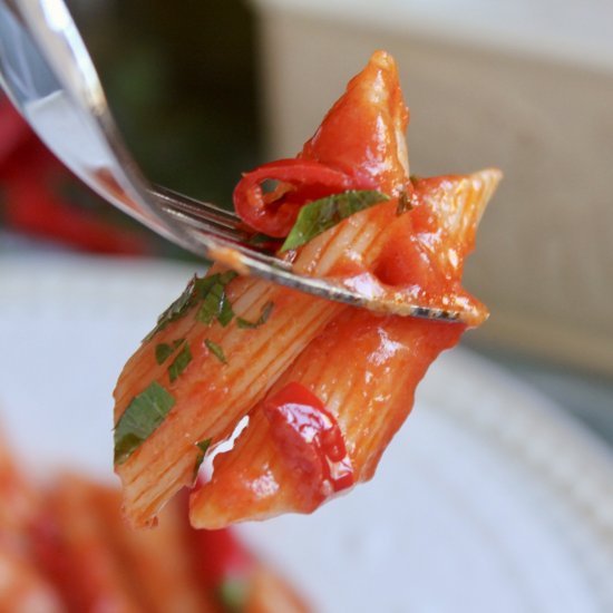 penne arrabbiata