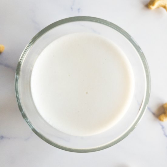 Homemade Cashew Milk